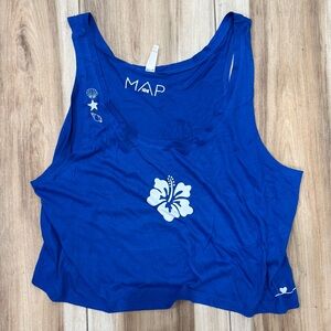 NWT MAP Blue Women's Tank Top